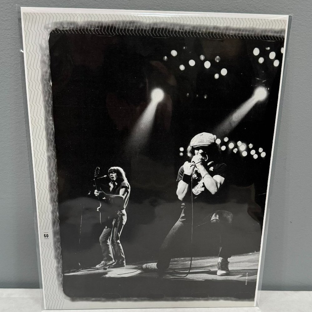 Malcolm Young & Brian Johnson of AC/DC - Music Print Ad Photo - 2015